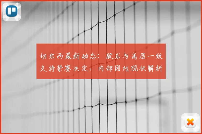 切尔西最新动态：股东与高层一致支持禁赛决定，内部团结现状解析